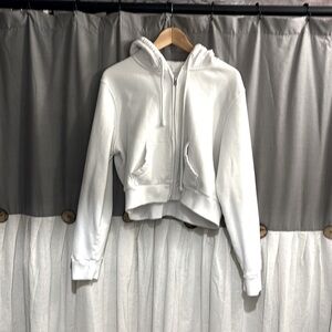 Hollister crop hoodie xl